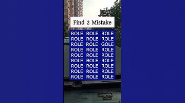 5 Seconds For You To Spot . Try Your Skills  #brainteaser #search #find #puzzle