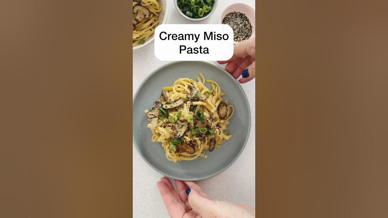 Creamy Miso Pasta Recipe  Weeknight Comfort Food - Whole Natural