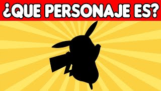 ¡RETO!¿Puedes adivinar el personaje de caricaturas SOLO con una silueta?