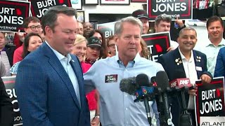 Gov. Brian Kemp backs Burt Jones to face Keisha Lance Bottoms