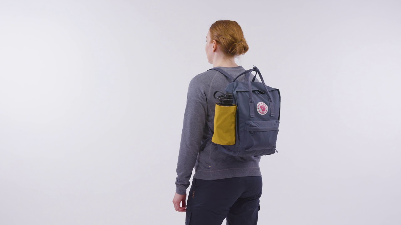 fjallraven kanken water bottle pocket
