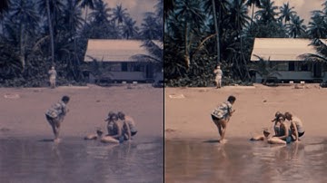 Super8 Cine Film Colour Correction Example (2017)