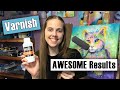 How to Varnish Acrylic Paintings and Canvas Prints | Super Easy Tutorial