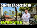 Denize Sadece 50 m Mesafede Komple Tadilatı Yapılmış Deniz Manzaralı 3+1 Villa / No:281