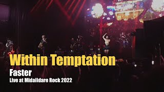 Within Temptation "Faster" Live at Midalidare Rock 2022