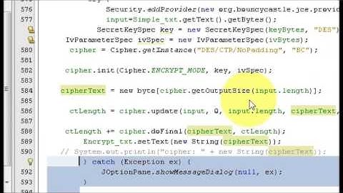 Java prog#130. How to encrypt and decrypt data in Java Part 2