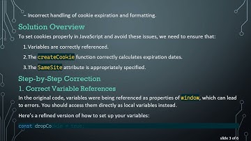 How to Fix Issues When Setting Cookies with JavaScript