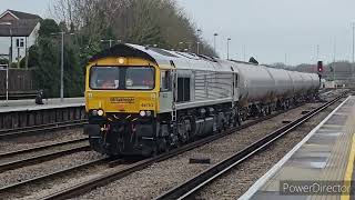 Class 66 freight & departmental workings through Tonbridge - February 2024