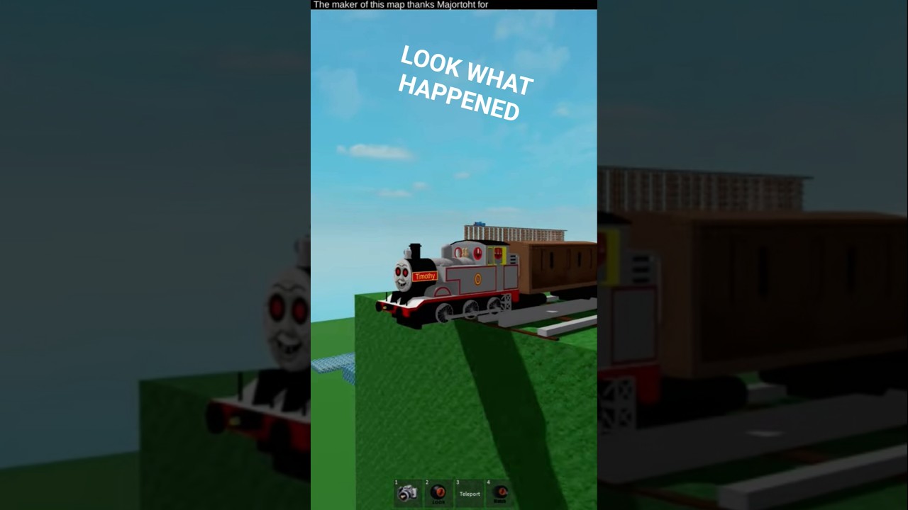 Timothy couldn’t stop and Thomas saw him crash off the broken bridge! 7 