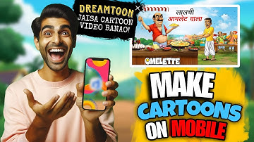 How to Make Cartoon Videos on Mobile 🔥| Full Course Step-by-Step Tutorial