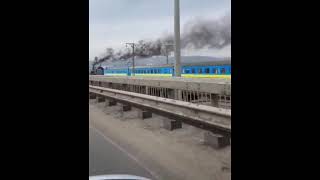 Украина переходит на паровозы.Ukraine is switching to steam locomotives.