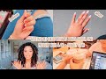 vloggg | getting my nails done at a nail salon, one product wash & go + family time
