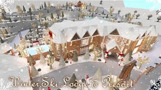 Bloxburg | Hotel | Winter Ski Lodge & Resort | Speed Build | All Game Pass |