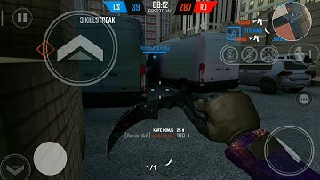 （Bullet Force）A quick comparison of Butterfly knife, Hatchet and Karambit