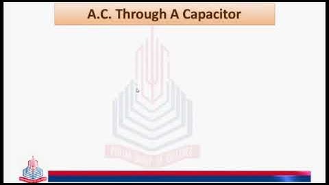A.C Through A Capacitor 3330901 ee sem 3 video