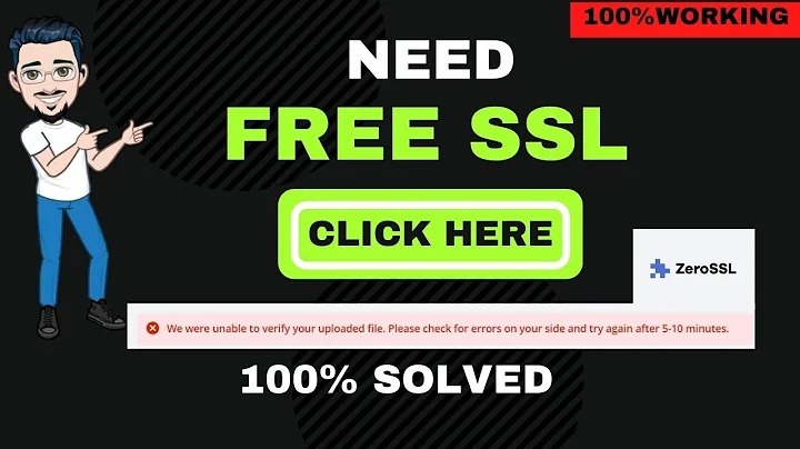 [UPDATED] How to Get a Free SSL Certificate For Wordpress With ZeroSSL? | Solve All Errors 100%