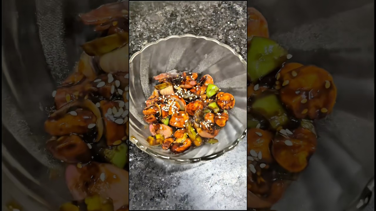 Mushroom chilli #mushroom #mushroomchilli #kitchen #food #recipe #cooking