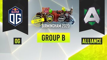 Dota2 - OG vs. Alliance - Game 1 - ESL One Birmingham 2020 - Group B - EU