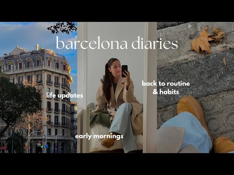 barcelona diaries | early morning swims, getting back into routine & finding community