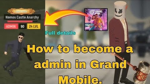 🔥How to Become ADMIN in Grand Mobile RP Life Simulator 🎮