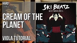 How to play Cream of the Planet (Trumpet Part) by Ski Beats ft Mos Def on Viola (Tutorial)