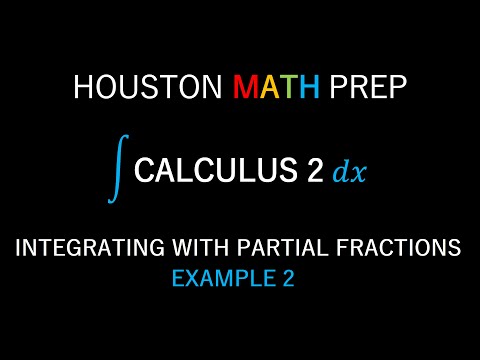 Integration By Partial Fractions (Example 2)