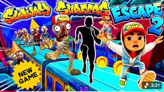 4K Immersive Interactive Warm-up | 🧟 POV Subway Surfers Zombie Escape 2🚇 | Viral Challenge | Workout screenshot 1