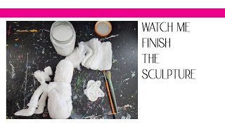 The One with the Butterfly Wings and Hair |Spun Cotton Sculpture Update 5