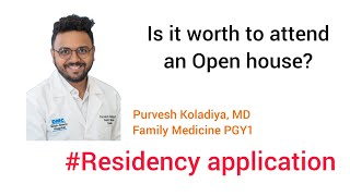 Truth about Open houses during Residency application | #ecfmg  #match2025 #residency #usmle #Purvesh