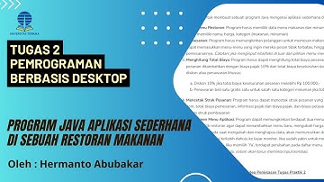 Tugas 2 Pemrograman Berbasis Desktop - Universitas Terbuka