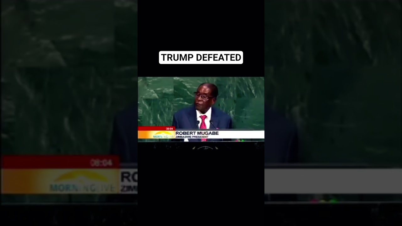 Trump defeated by an African president #foryou #trump #politics