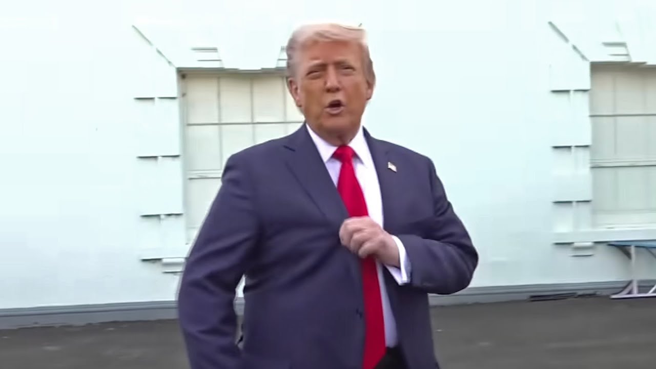 Confused Trump tries to use words to form sentences