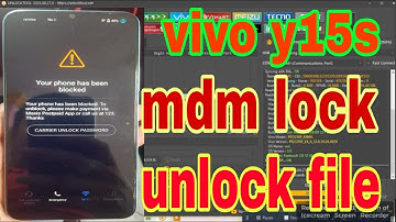 vivo y15s mdm lock remove unlock /vivo PD2140IF mdm unlock file unlock tool