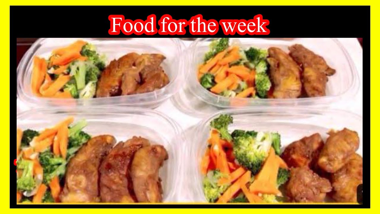 How to prepare food for the week/Easy way meal prep for the weekBEHAPPY