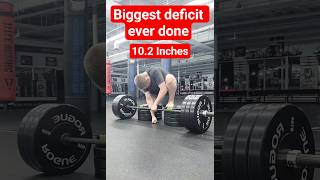 10.2" Deficit Zercher Deadlift World Record| #zercherdeadlift #deficitdeadlift #zercher #glorytogod
