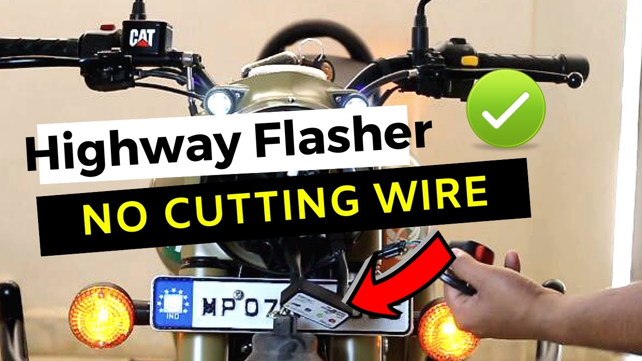 Best Hazard Light Switch for Royal Enfield Classic 350 Simtac DIY