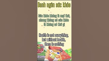 Danh ngôn sức khỏe - Những câu nói hay về sức khỏe #songkhoe