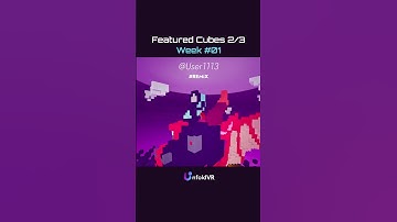 #featured #voxel #drawing of the week in #unfoldvr #vr #3d #art #cubes #insideout #unfold #sidequest