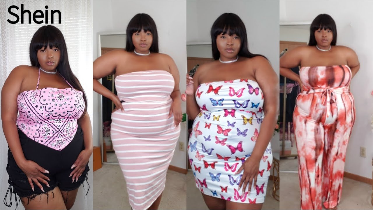 New Summer Shein Plus Size Try On Haul | Shorts, Dresses, Accessories ...