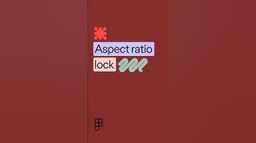 Aspect Ratio Lock | Figma
