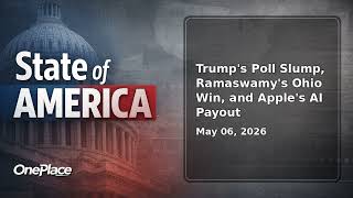 OnePlace: Trump's Poll Slump, Ramaswamy's Ohio Win, and Apple's AI Payout