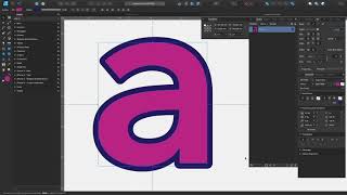 Affinity Designer – How to create a clean Vector Outline (Expand Stroke)