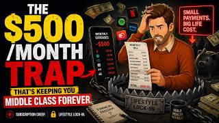 The $500/Month Trap That's Keeping You Middle Class Forever — subscription creep, lifestyle lock-in