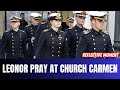 Reflective Moment Princess Leonor And The Cadets Pray At Church Carmen Leonor Cadet Pray