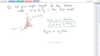 13.6 Volume by Triple Integration, Part 1