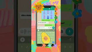POV : beli baju ( fake chat ) #whatsmock #peach  ch #shorts screenshot 3