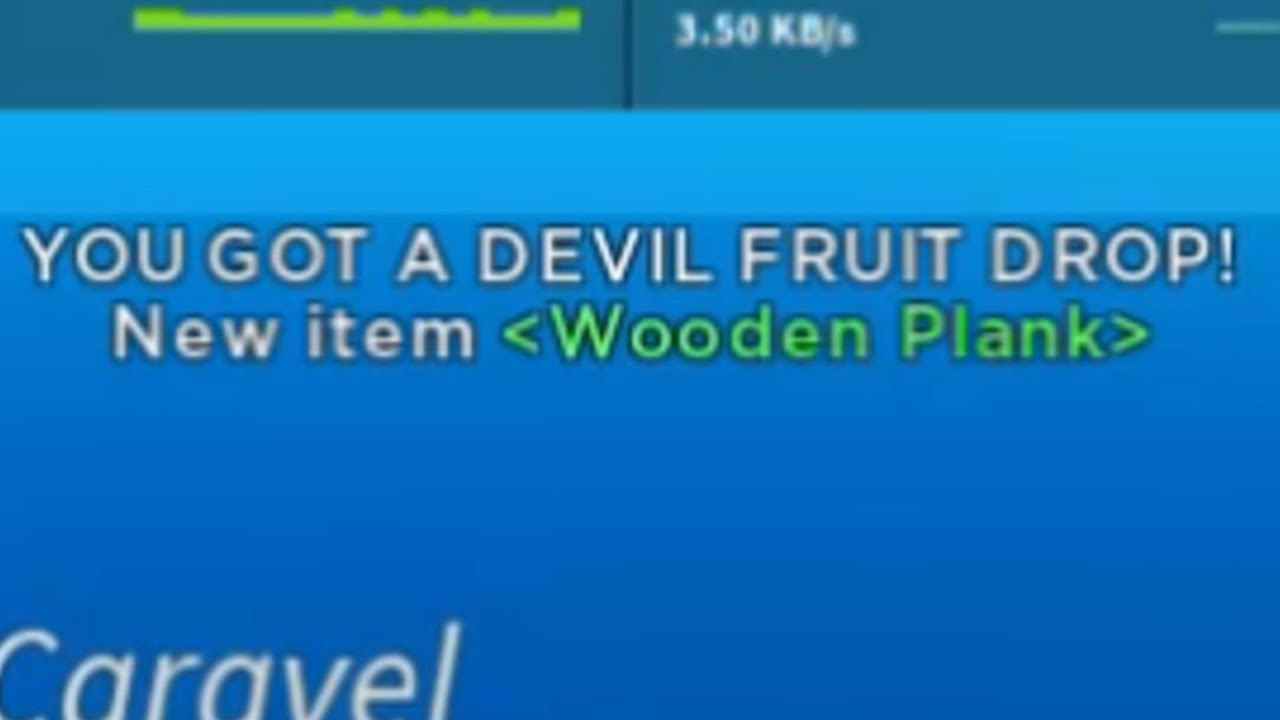 "YOU GOT A DEVIL FRUIT DROP!"