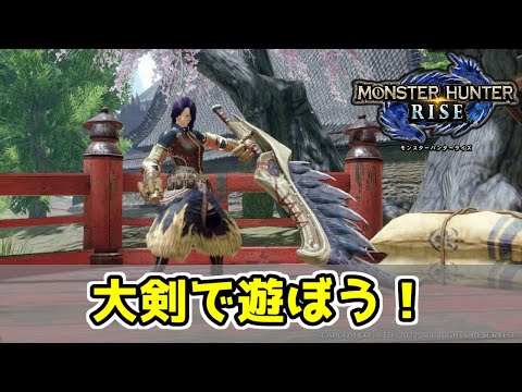 【MHRise】#32 大剣で色んなモンスターと戦ってみるよ！