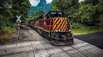 A Big Freight Train on the FM&P SWP Subdivision w/ P3 & P5 Horn Action!