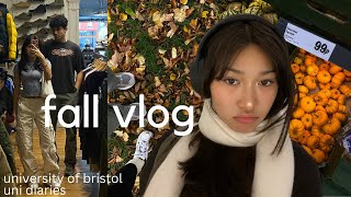 UNI VLOG🍂🎃 | fall walks, boyfriend visits, seminars (ft.moodylenses)